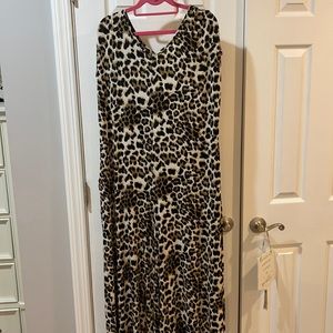 Leopard print jumpsuit